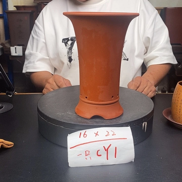 紫砂花盆货号一只CY1