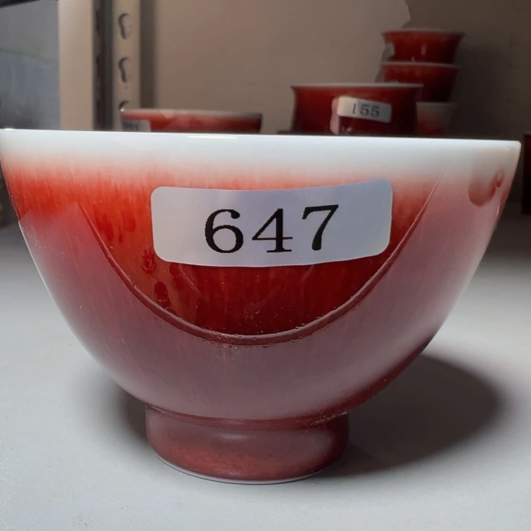 陶景德镇陶瓷郎红微瑕