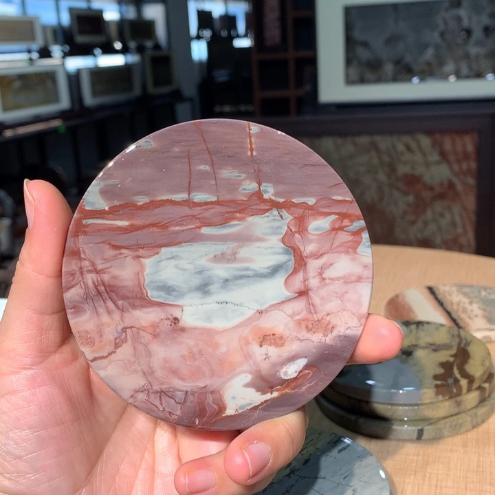 椰***韵，广西国画石摆件，收藏观赏