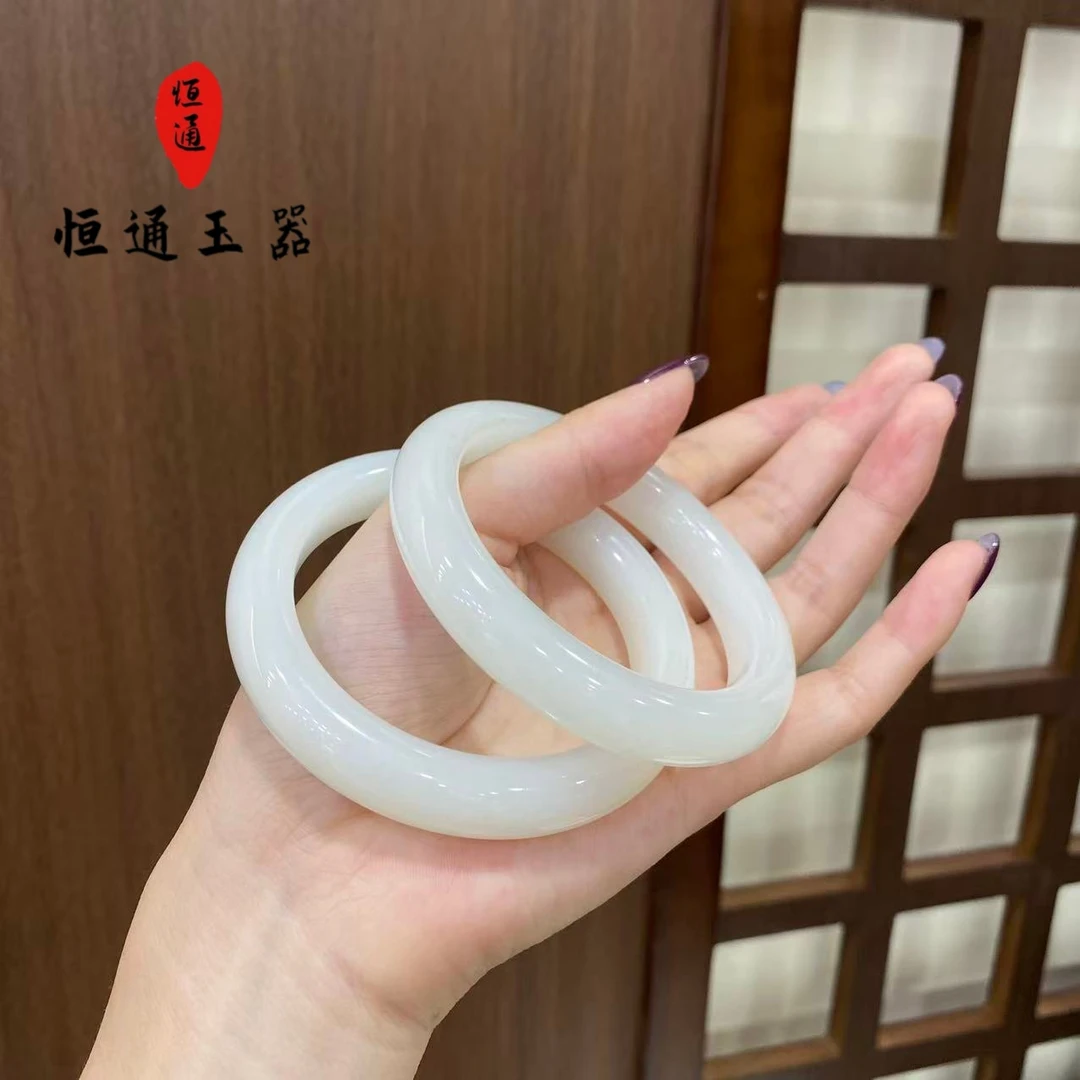和田玉手镯多样性发一-0-3980