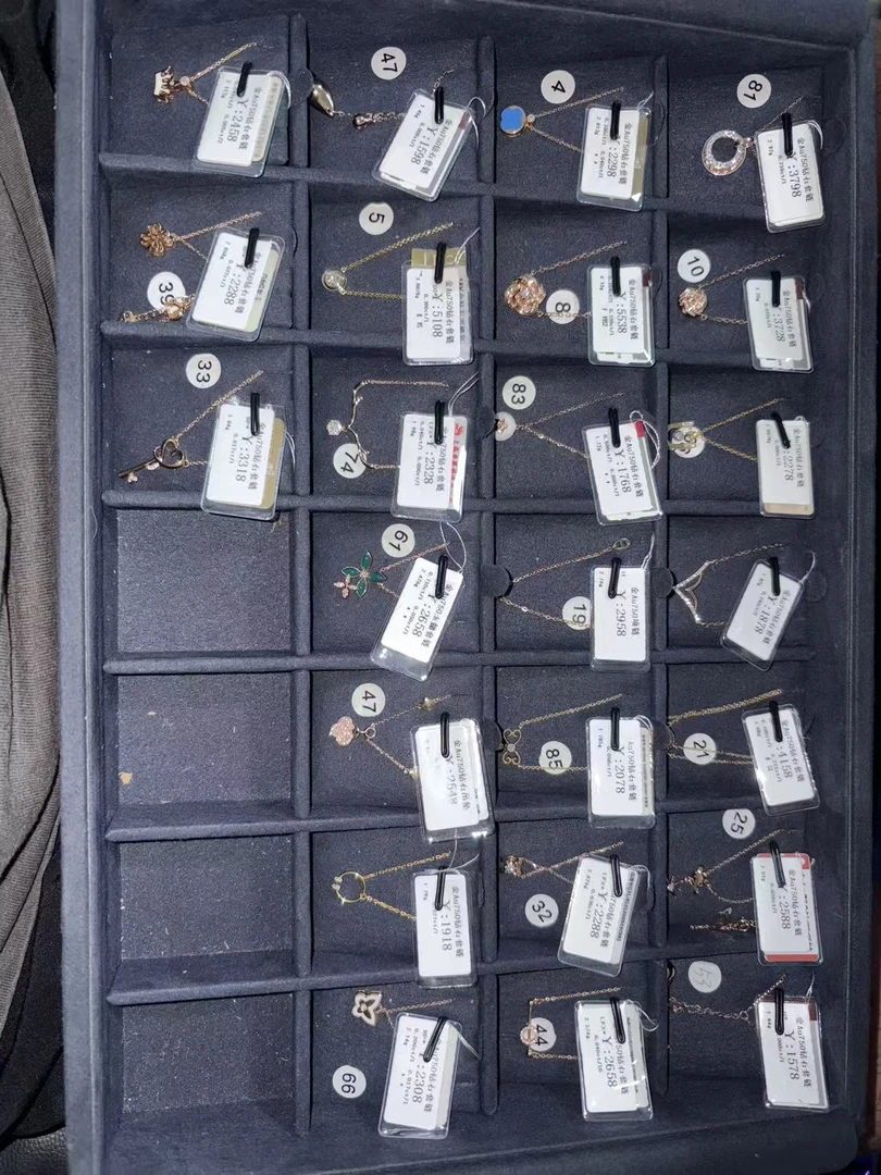 【双11活动】钻石K玫项链18k金AU750合集2盘（多样发其一）