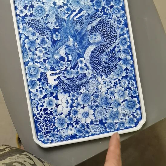 冰***泉景德镇釉下彩手绘釉下彩手绘