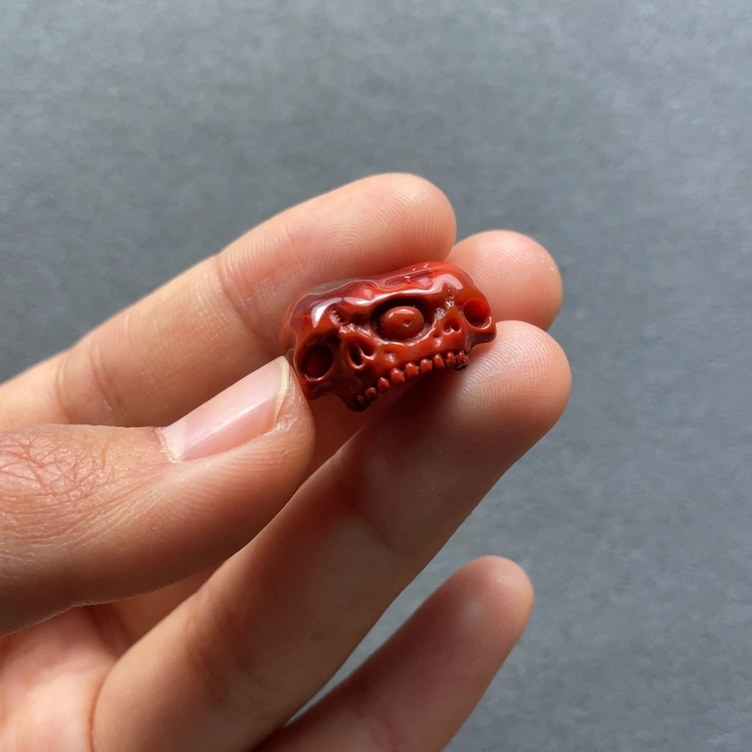 南红玛瑙配饰未镶嵌14.1mm