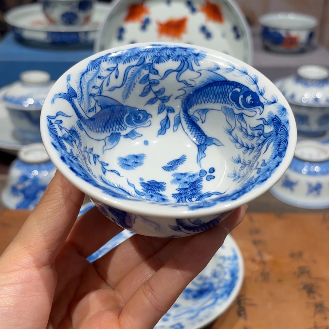 手工手绘陶瓷茶具