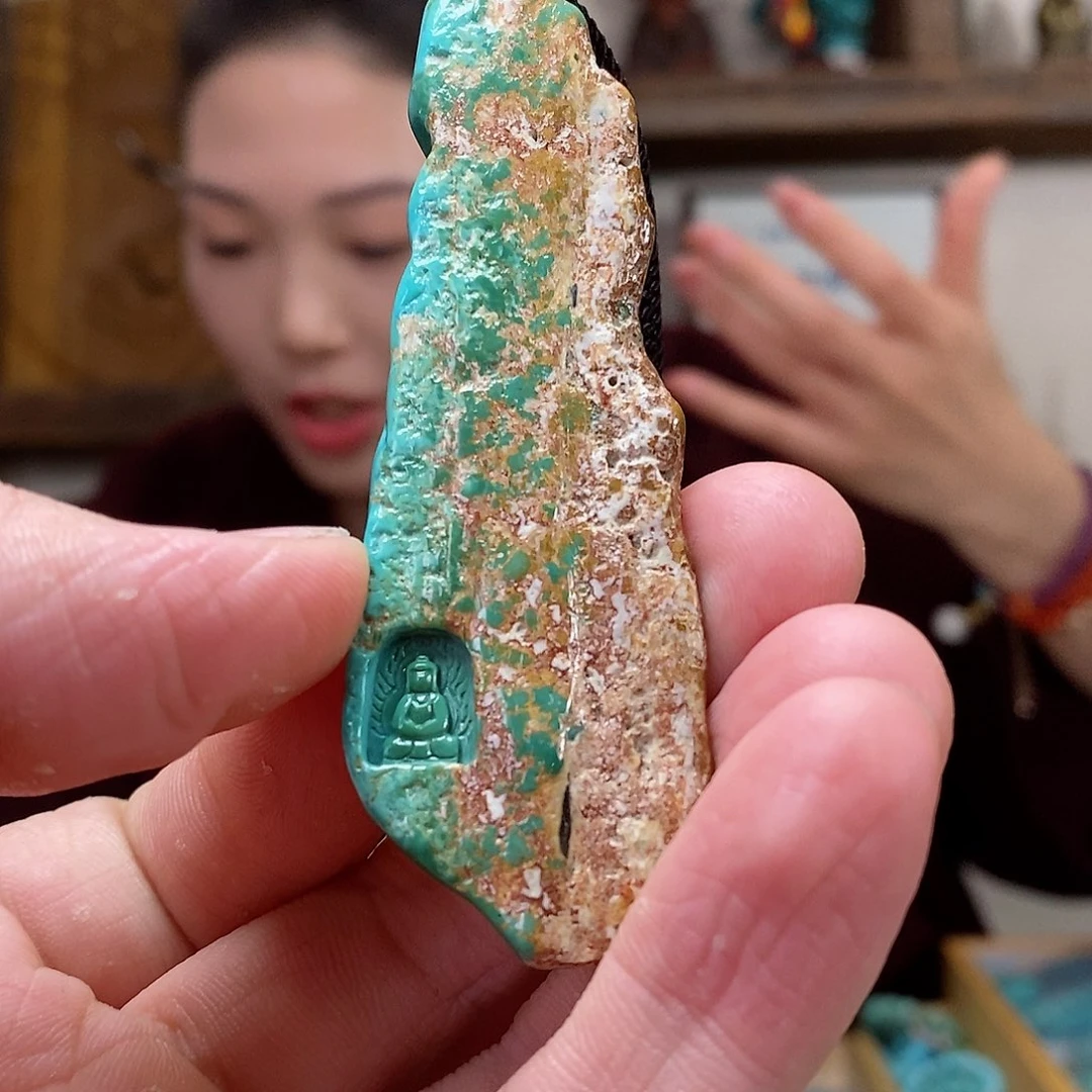 绿松石珠宝奇石未镶嵌