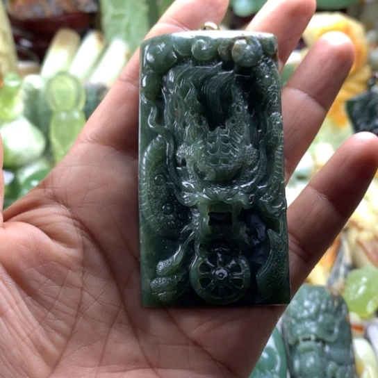 别***经岫岩河磨玉（透闪石质玉）未镶嵌挂件