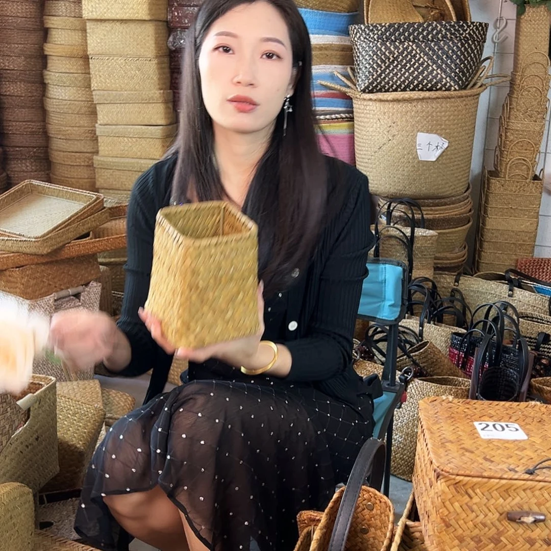 草编草编包/草编收纳盒微瑕疵