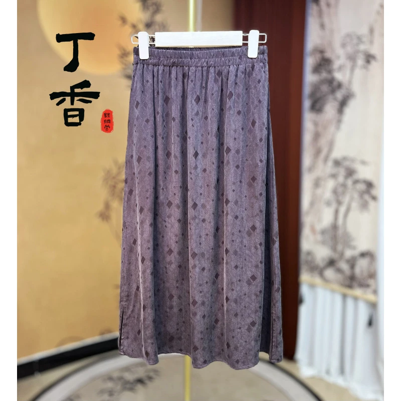 220高端百搭潮流简约半身裙女宽松