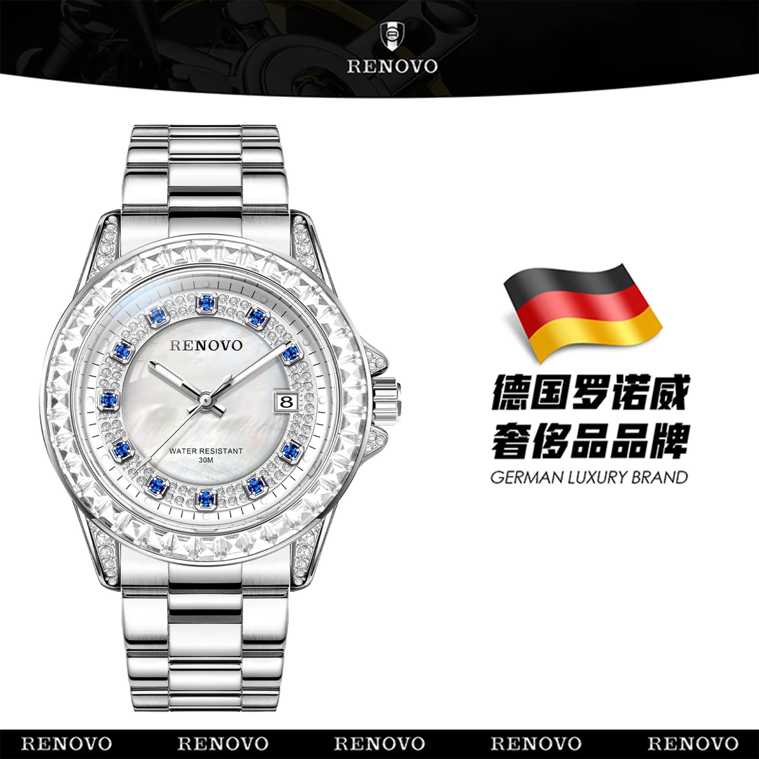 德国注册品牌RENOVO罗诺威高档男士腕表-R81056-NPZC