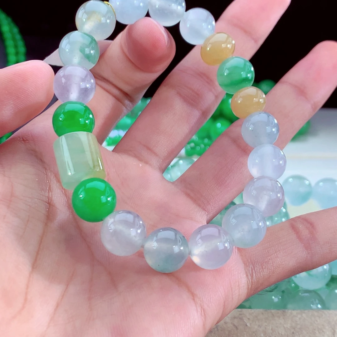 未镶嵌手串翡翠翡翠