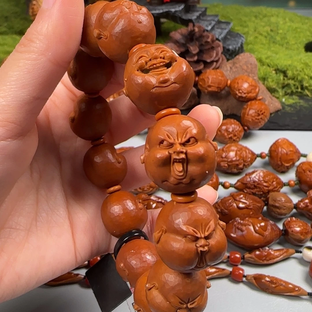 手串/手链橄榄核17留刀痕人生百态