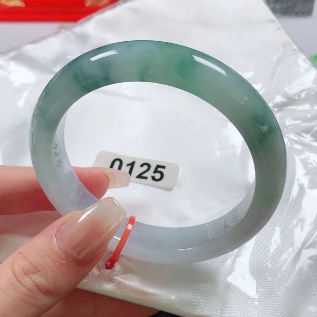 未镶嵌手镯翡翠天然翡翠手镯0125