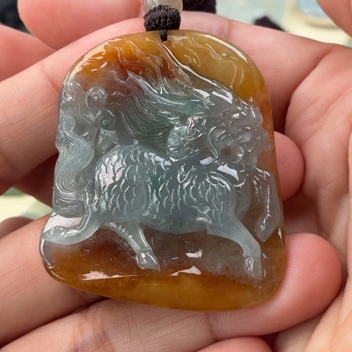 颈饰未镶嵌翡翠天然翡翠a货
