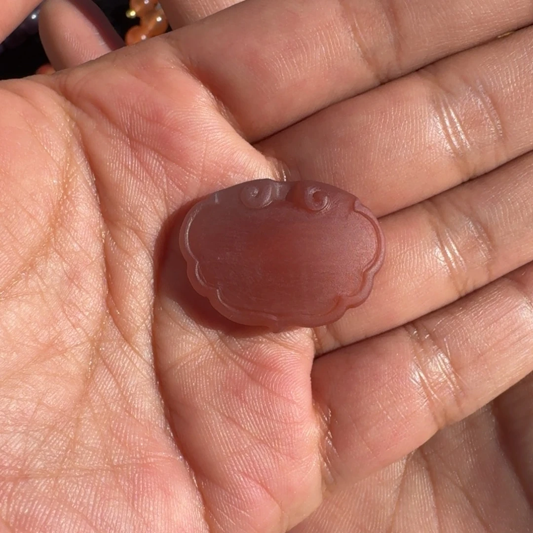 南红玛瑙未镶嵌吊坠(不含链)