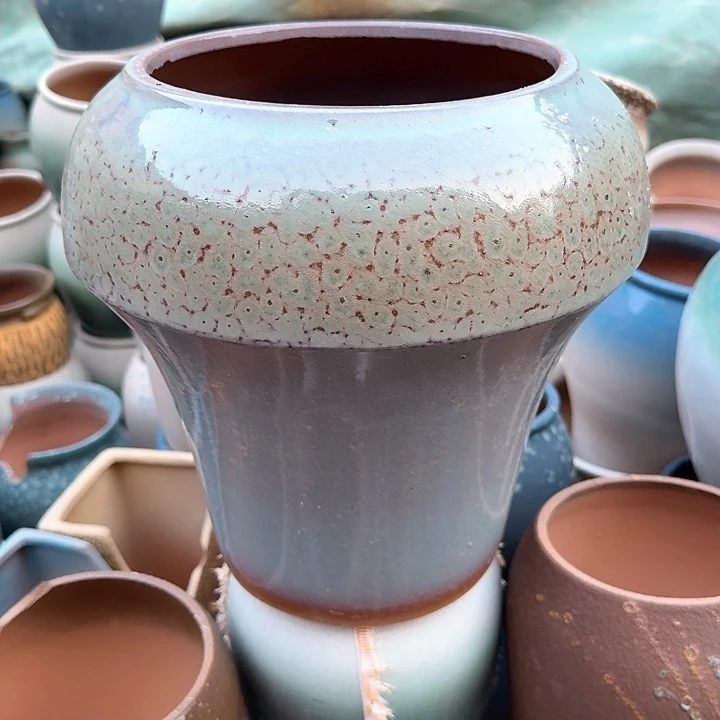 红陶微瑕花盆处理来啦