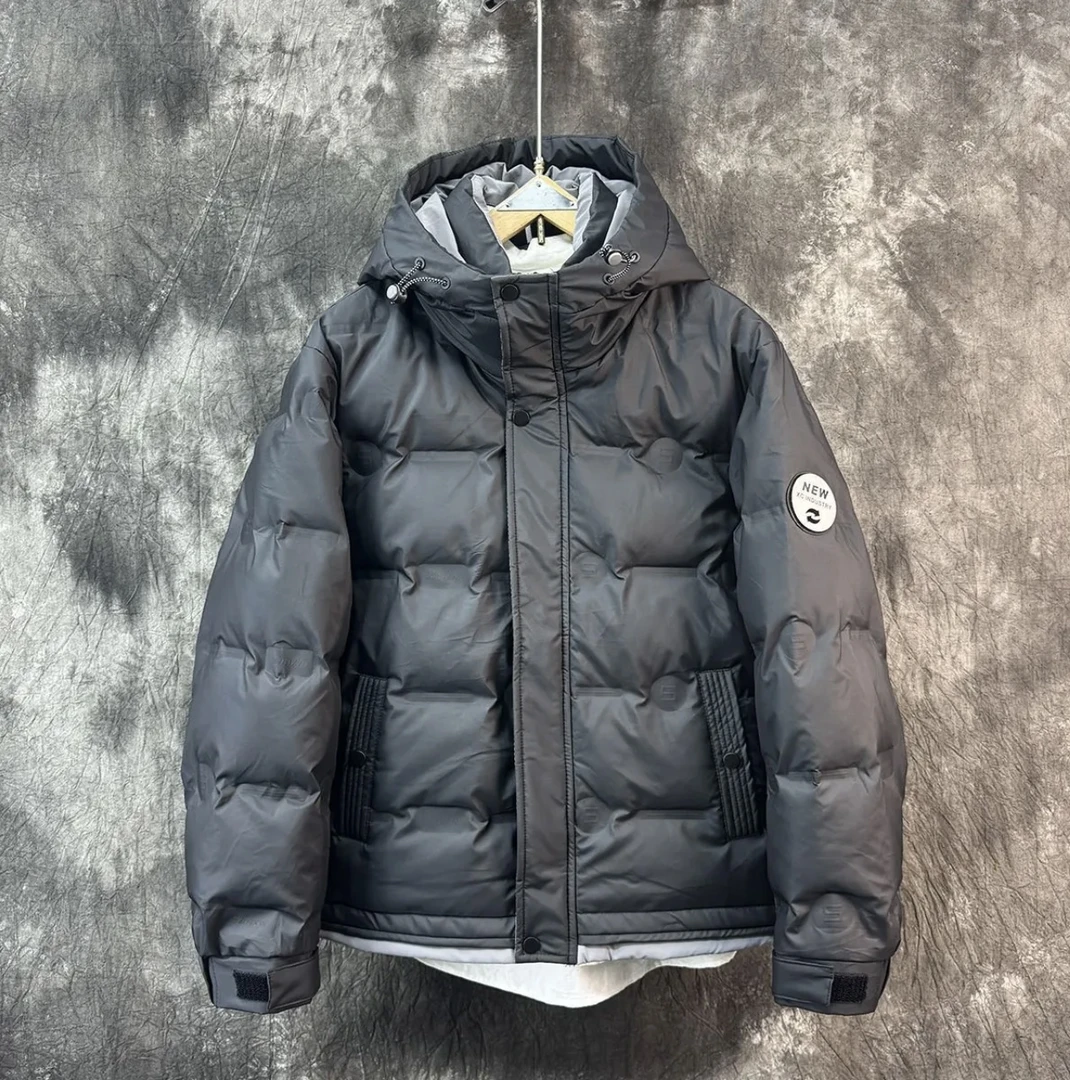 【高端大气】冬男士休闲百搭工装滑雪服时尚保暖情侣连帽外套D02