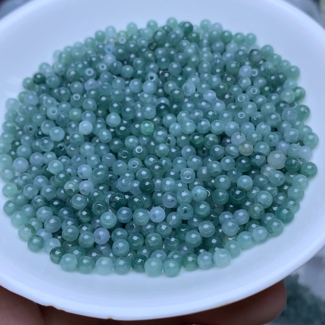 翡翠散珠卡3.5冰蓝水100个