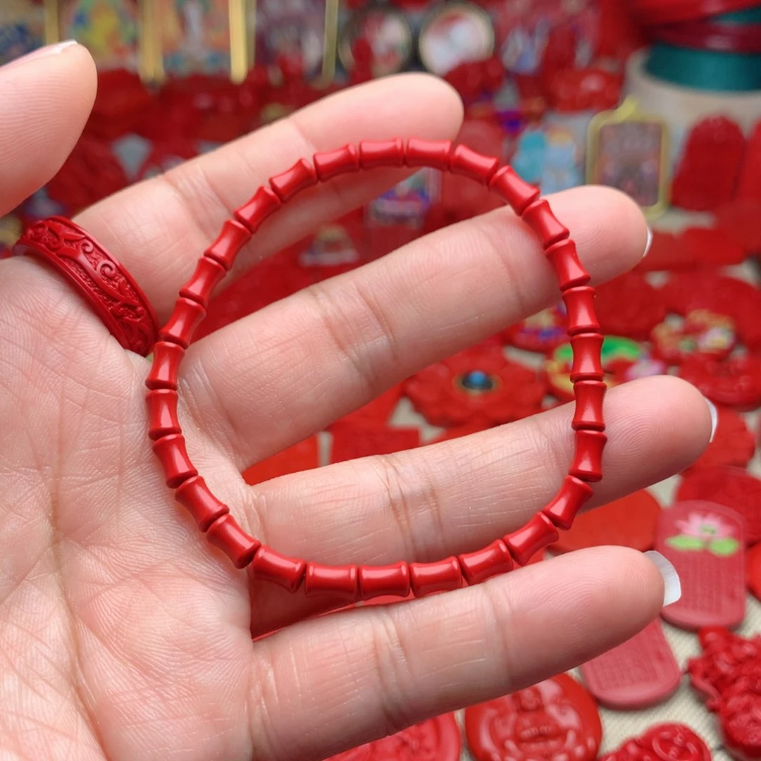 天然辰砂工艺品朱砂手串