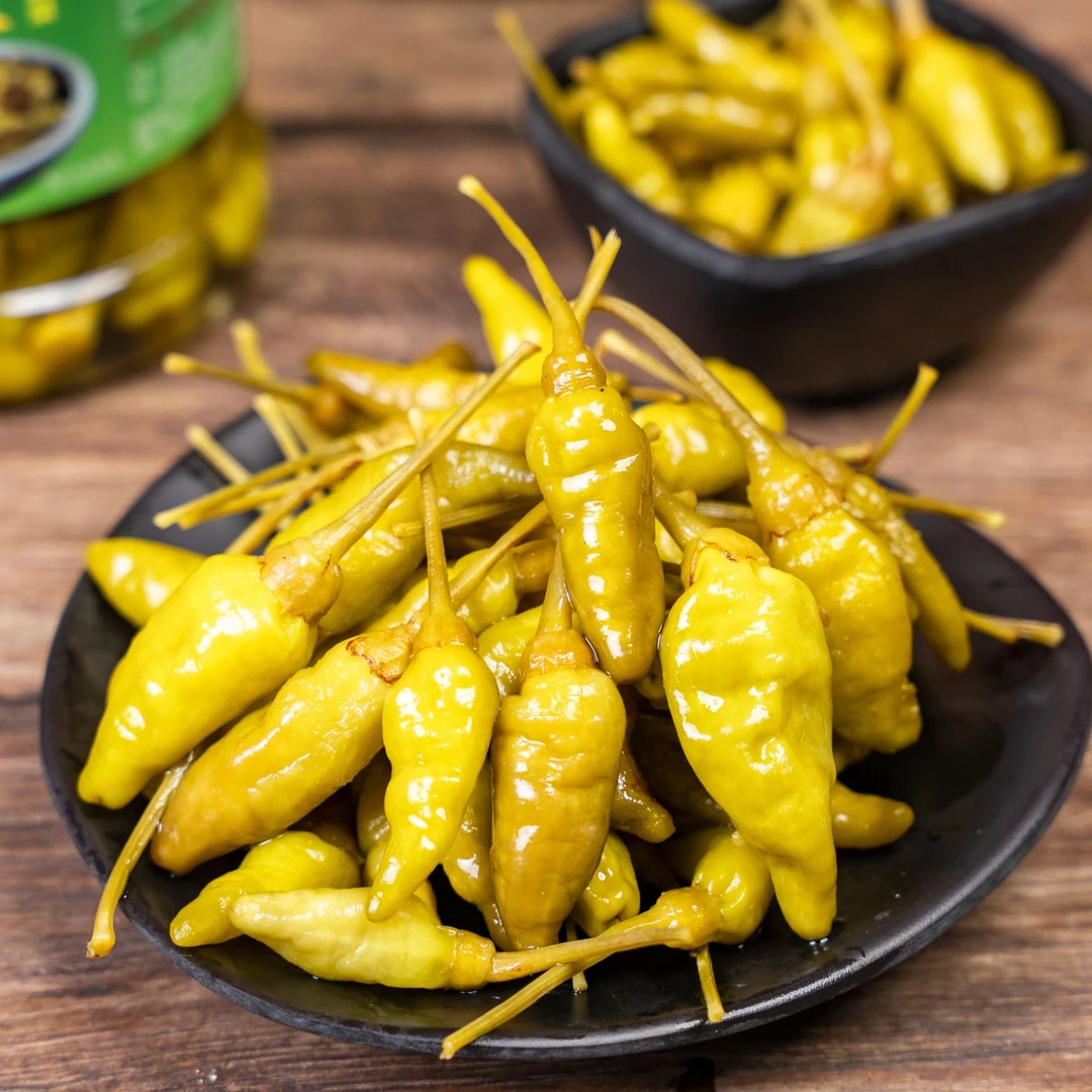广西野山椒指天椒泡椒朝天椒小米椒超辣特辣椒腌制腌菜调料罐装