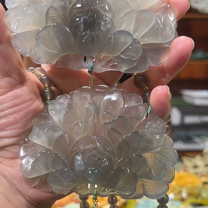 未镶嵌岫玉毛衣链