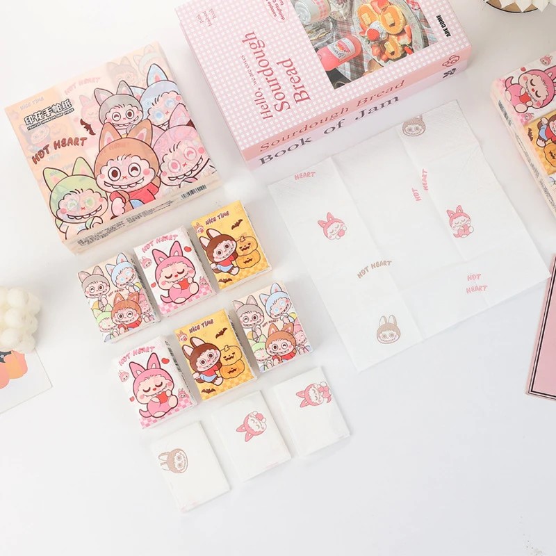 【手帕纸对对碰】可爱卡通印花手帕纸 便携式无香小包装 学生随身装