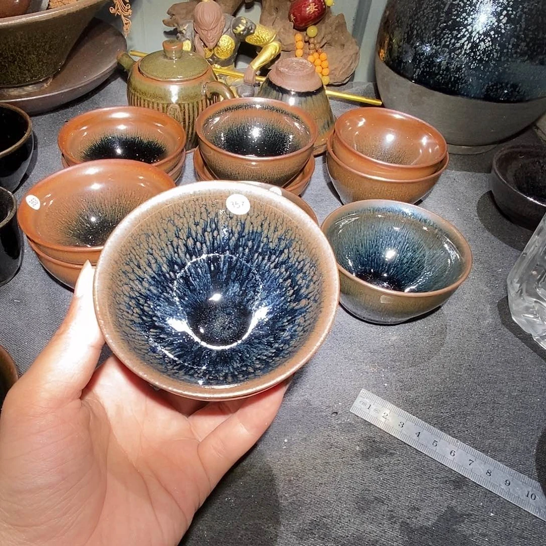 S***6茶盏禄存建盏主人杯357
