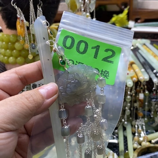 你***了蛇纹石玉未镶嵌发饰