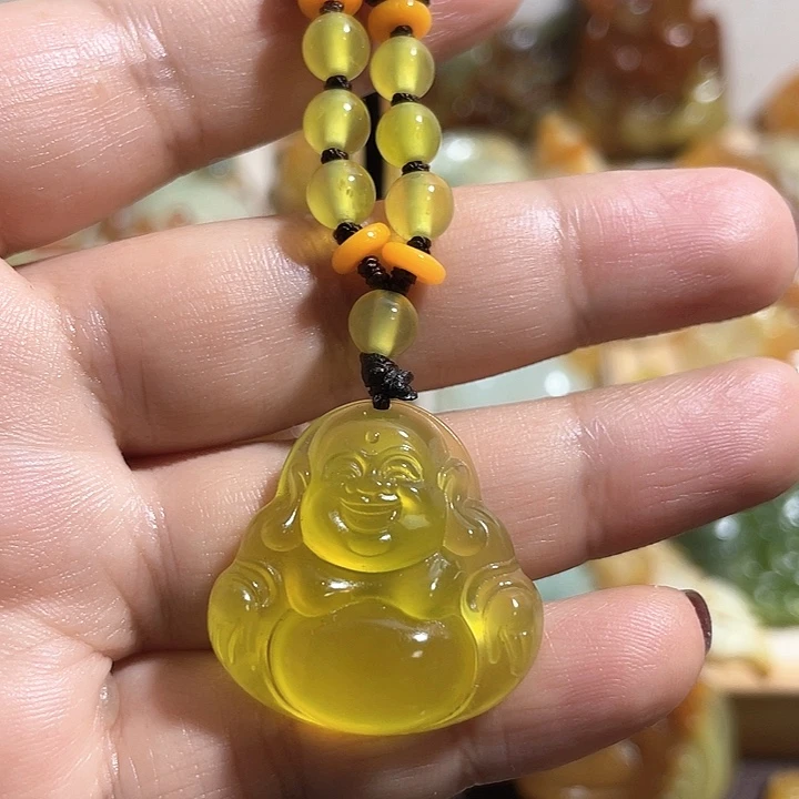 岫玉吊坠(赠链)未镶嵌微棉