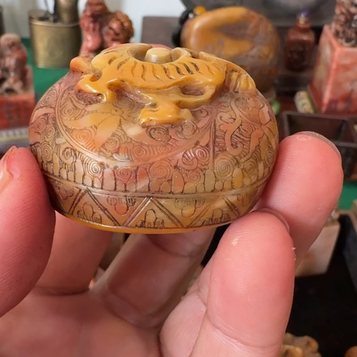 石材老*童手工艺品