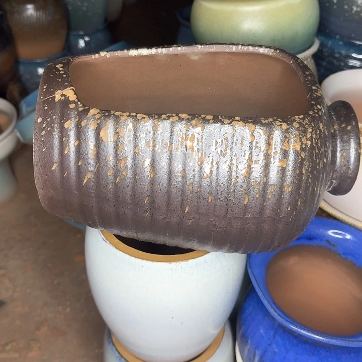 红陶微瑕花盆处理来啦