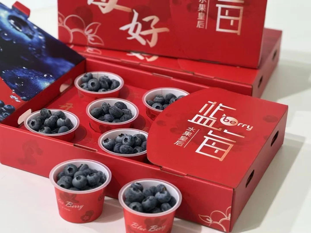 【鸿运圆杯】云南L25蓝莓鲜果现摘现发应季【送礼】水果顺丰包邮