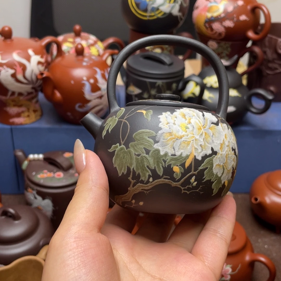 稻***鸡茶杯紫砂紫砂主人杯200cc