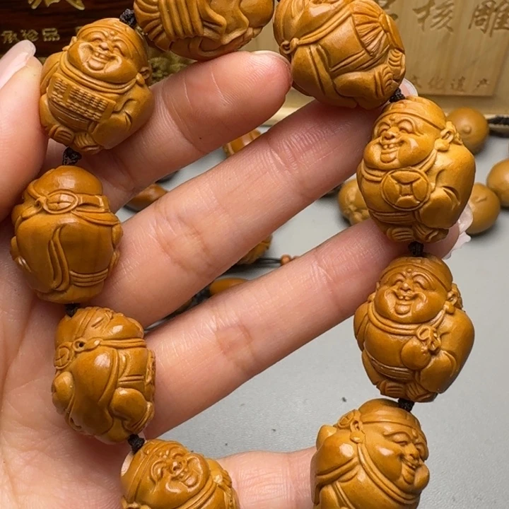 橄榄核手串/手链八大财神