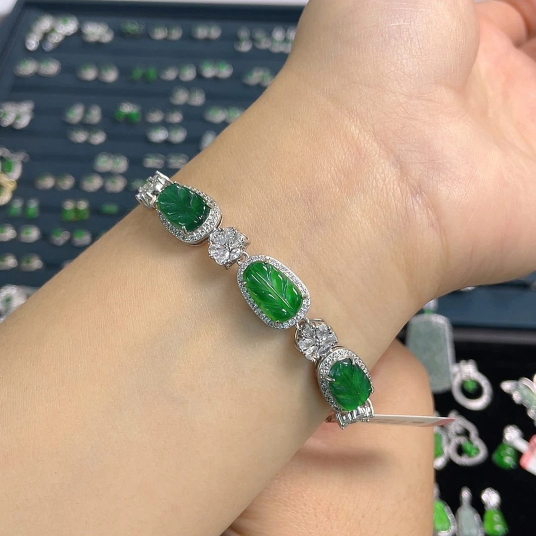 未镶嵌手链翡翠手链