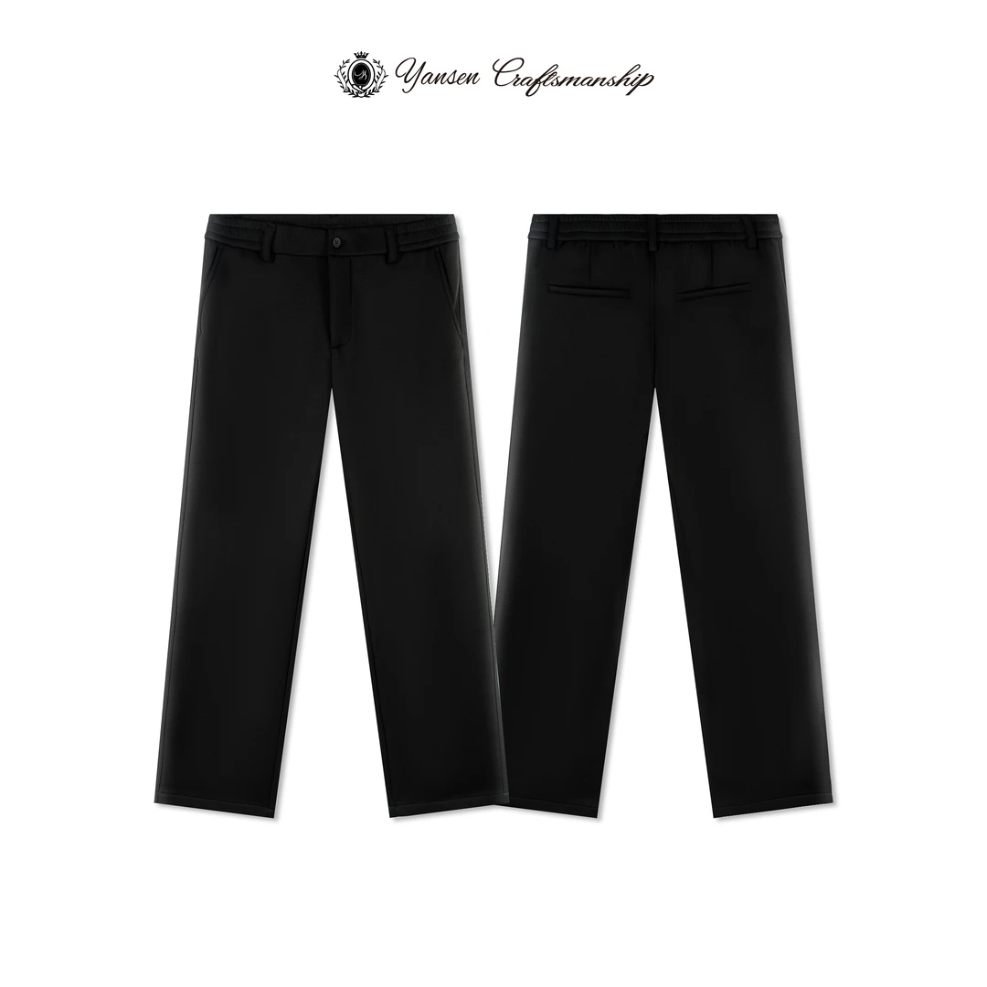 24/FW 简约百搭纯色直筒休闲裤长裤 YS035