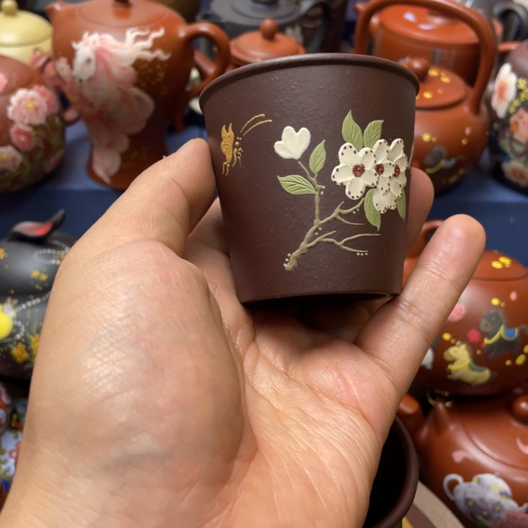 茶杯紫砂紫砂主人杯100cc