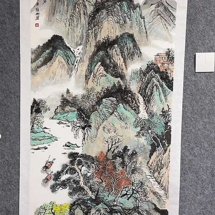 国画峻岭 8平尺111
