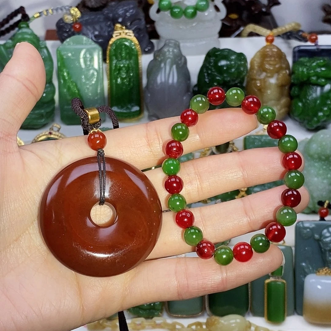 和田玉（碧玉）手串未镶嵌