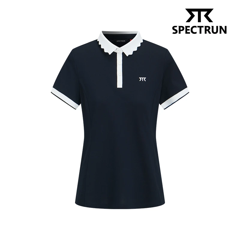25年款SPECTRUN女士高尔夫针织短袖套透气头衫SG2PL41003F