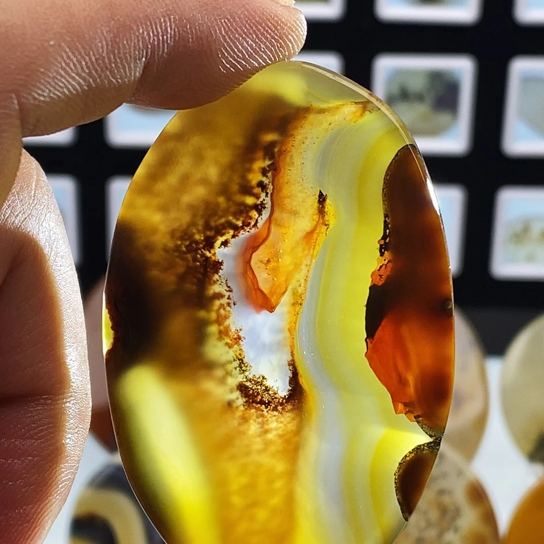 玛瑙/玉髓未镶嵌吊坠(不含链)28