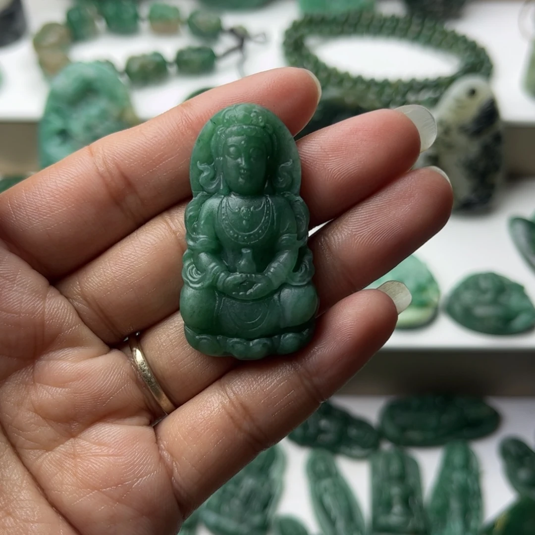 少***ꔛ独山玉未镶嵌挂件定制