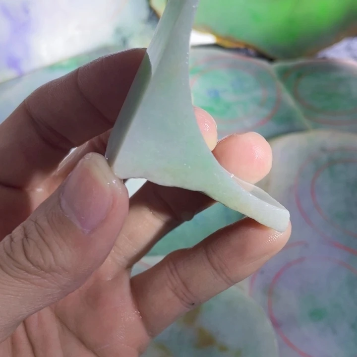 翡翠未镶嵌挂件片料