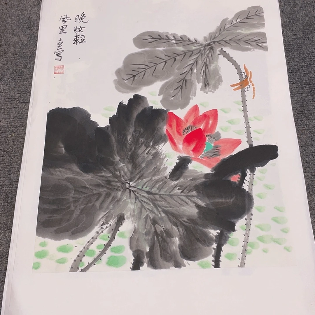 国画1.4平尺纯手绘国画作品