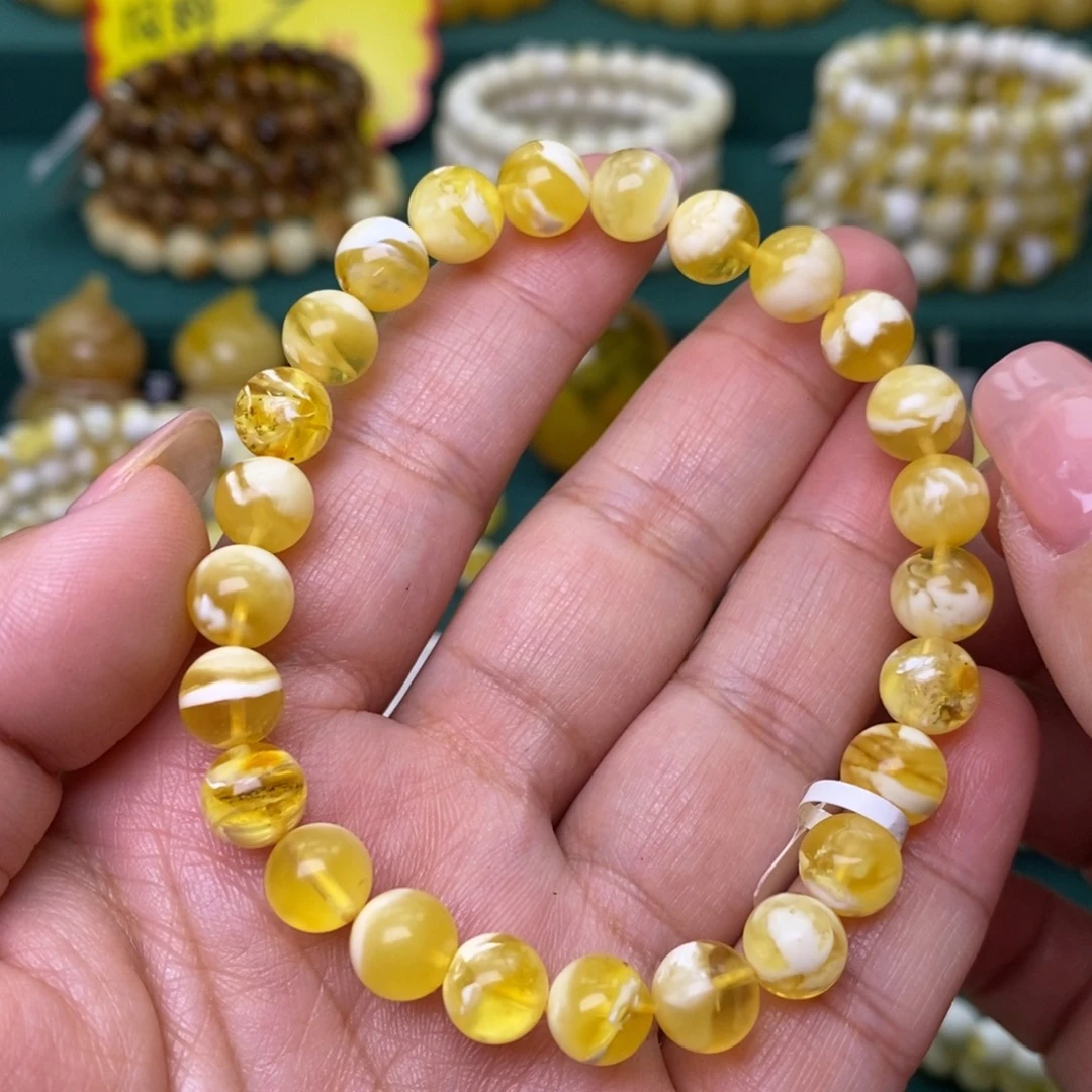 蜜蜡未镶嵌裸石8➕