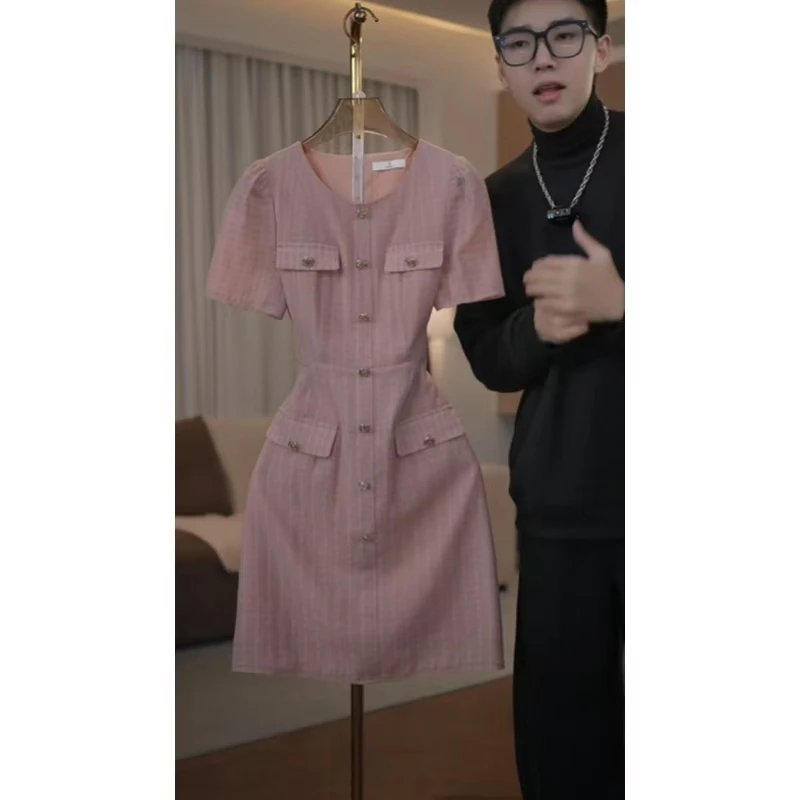 【语馨服饰】9173气质收腰显瘦连衣裙2