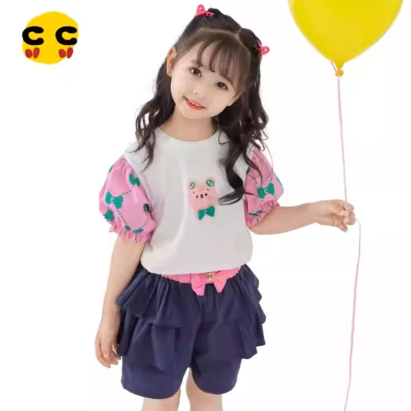 夏季新款儿童洋气宽松透气裤子女童休闲短裤