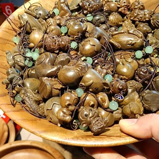 木十二生肖小葫芦挂件