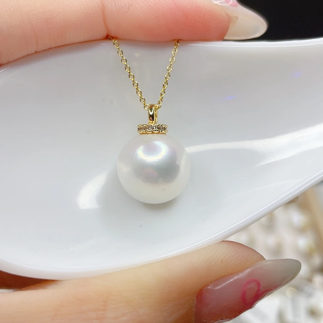 淡水珍珠未镶嵌吊坠(赠链)