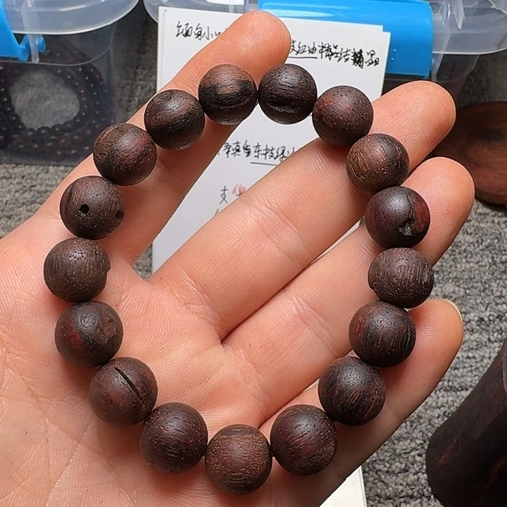 藤类降真香东枝红油满油1.2单圈（虫漏）