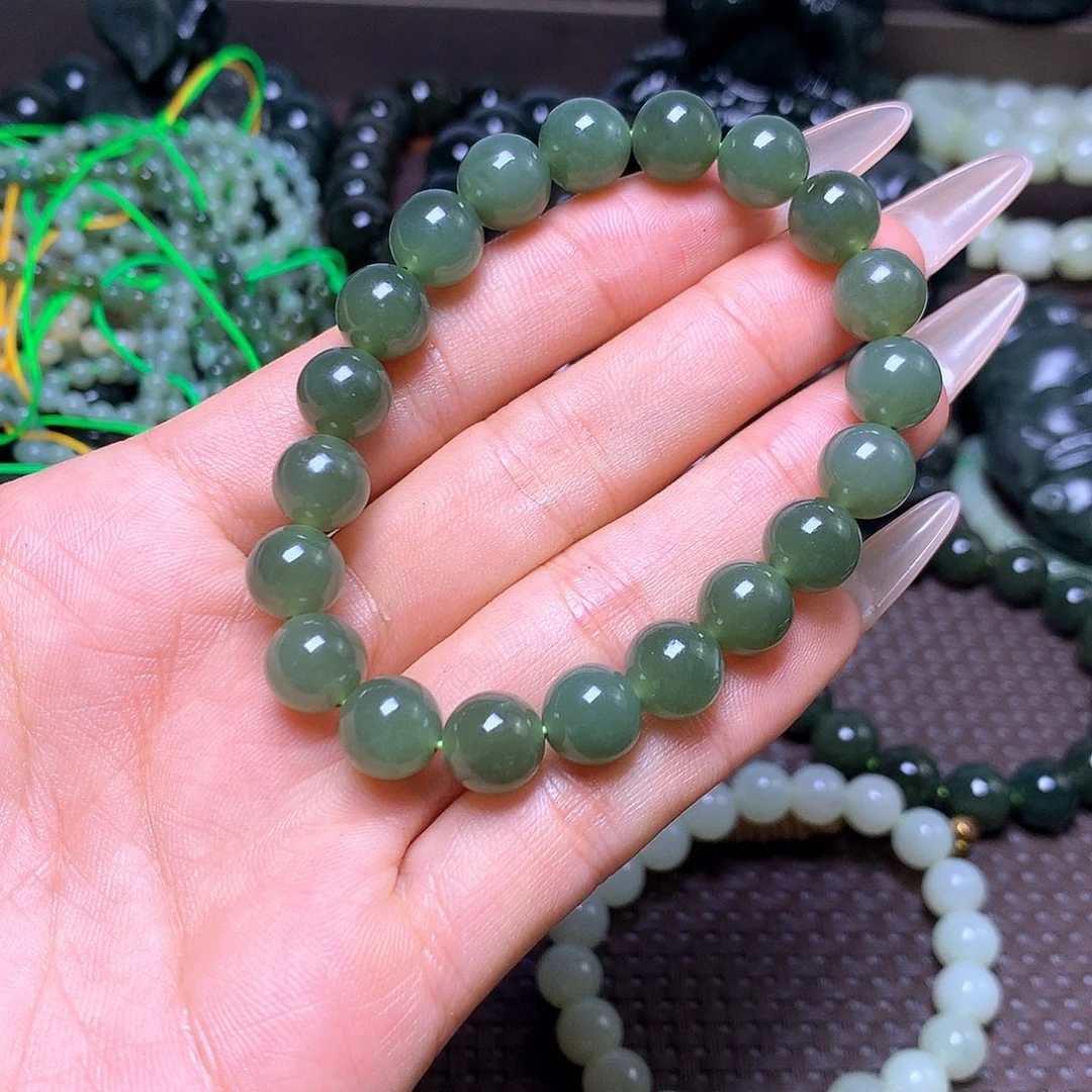 未镶嵌手串和田玉卡10